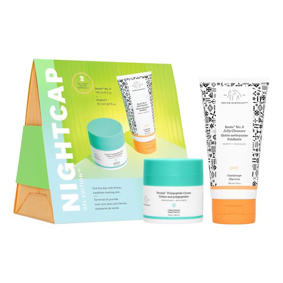 NIGHTCAP: GEL EDITION - DRUNK ELEPHANT KIT NOTURNO HIDRATA��O E LIMPEZA EM GEL